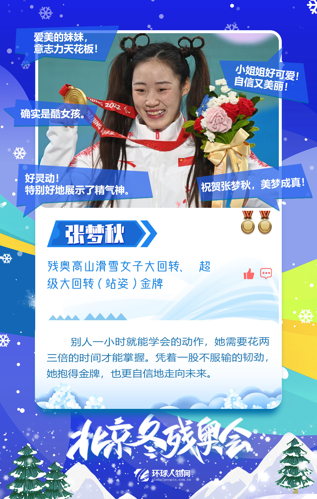 冬殘奧會收官！奪金運動員九宮格都放不下了