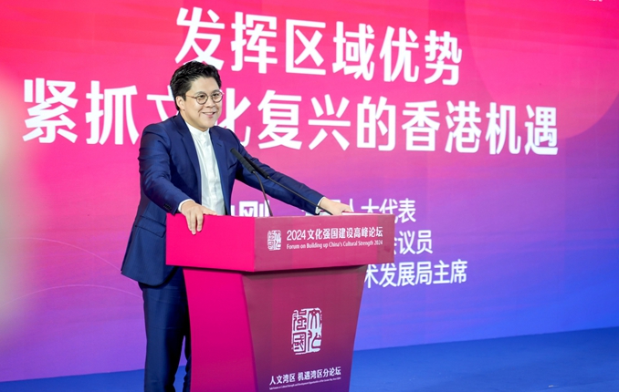 霍啟剛：發揮大灣區區域優勢，共同推動文化出海