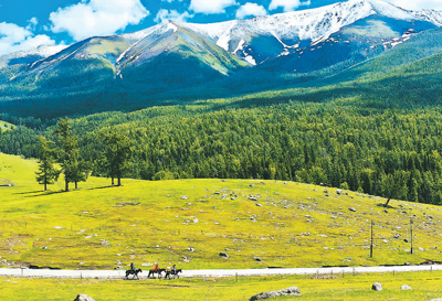 Altay in NW China